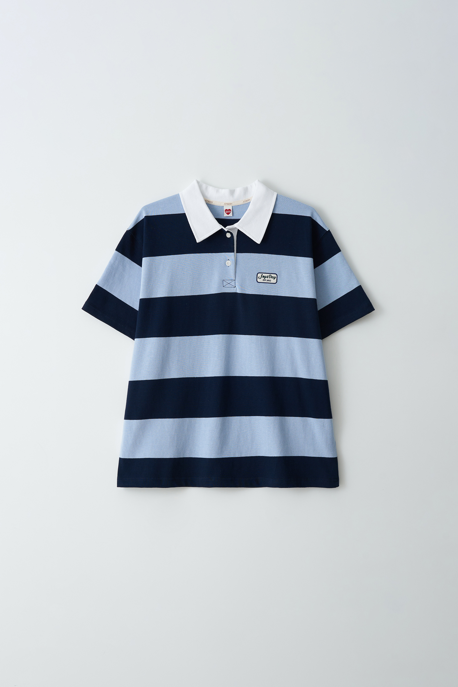 [2nd] Stripe Short Rugby T-Shirt