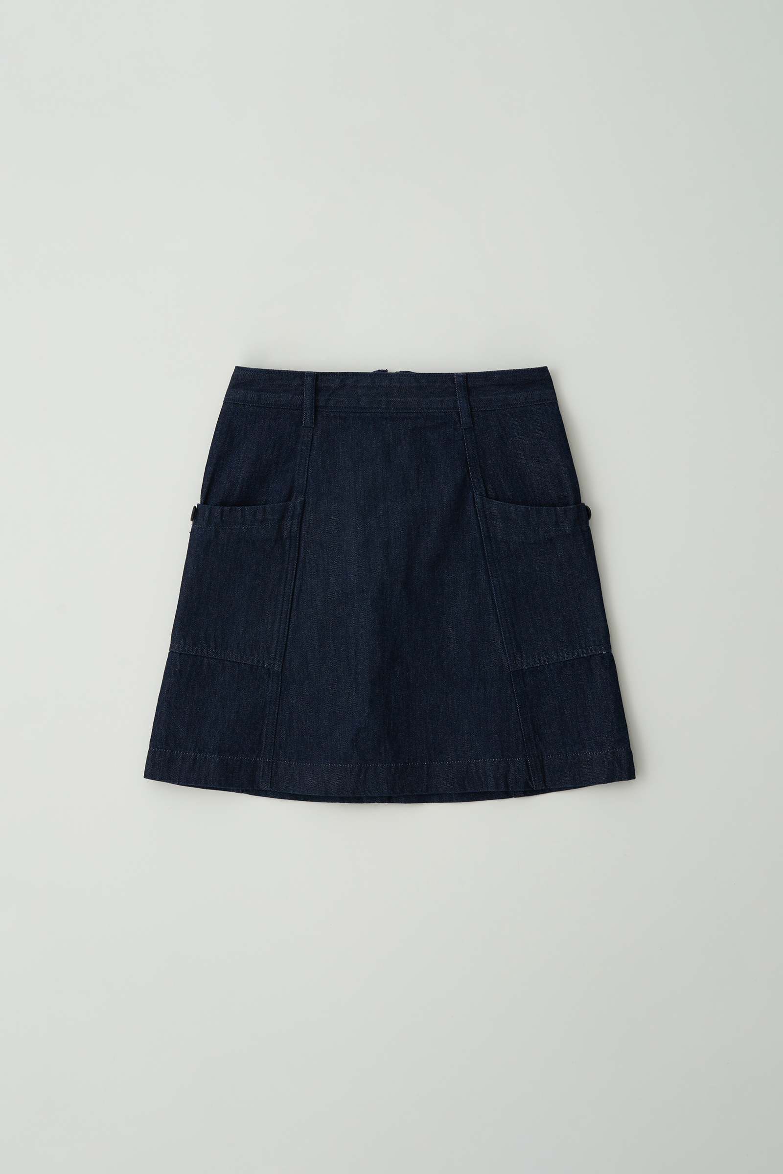Pocket Denim Skirt