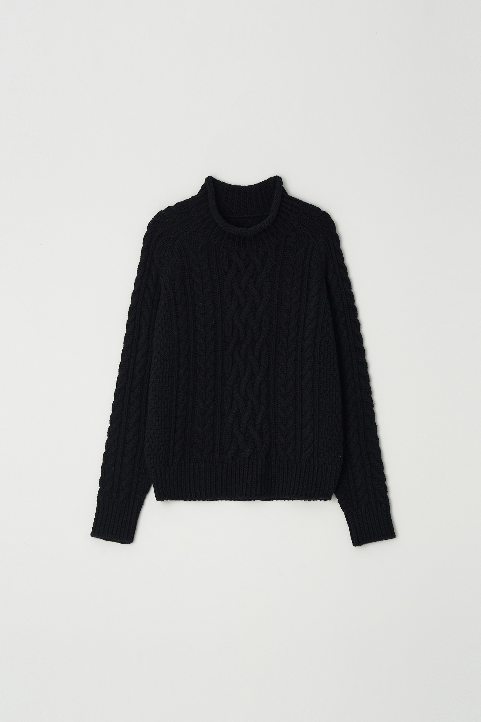 [2nd] Cable Turtleneck Knit