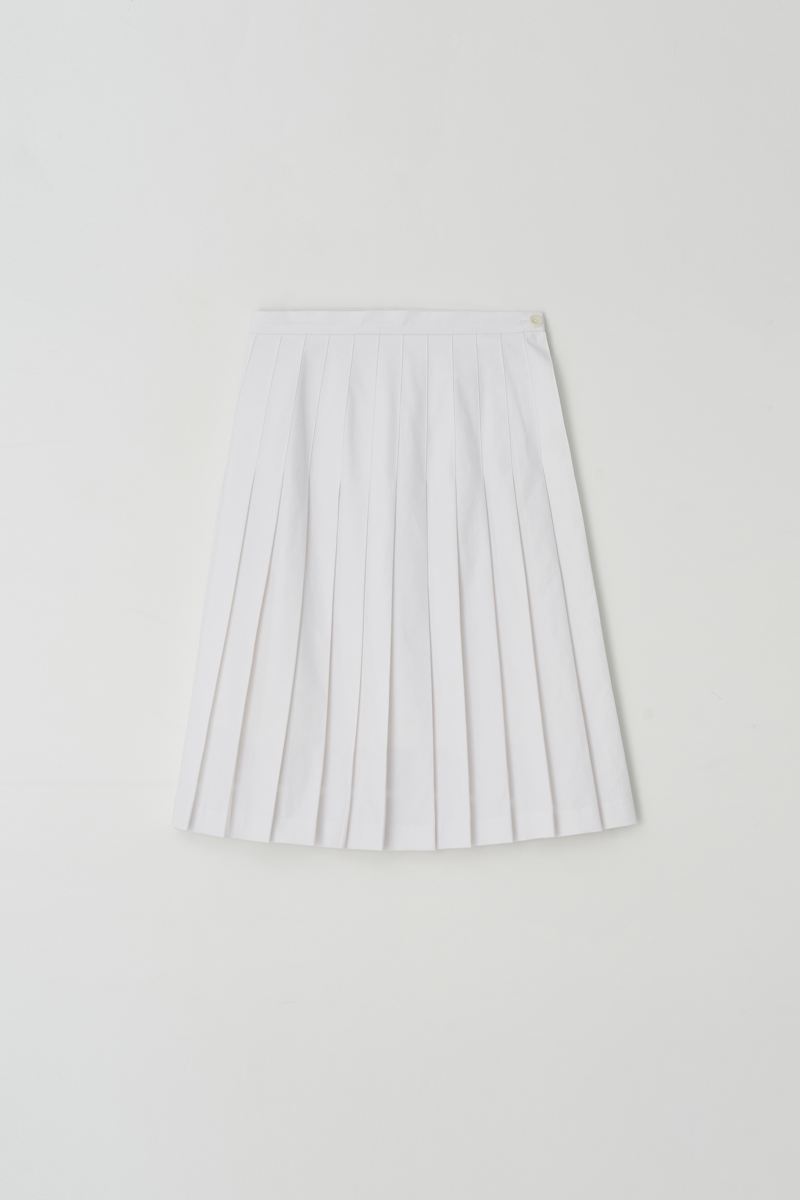 Cotton Pleats Skirt